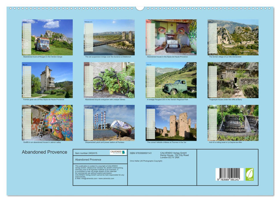 Abandoned Provence (CALVENDO Premium-Calendar 2027)
