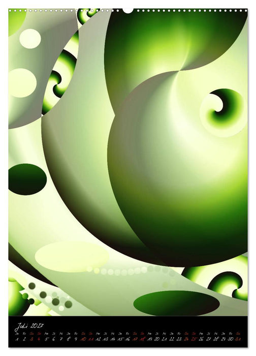 Grafische Farbenfreude (CALVENDO Premium Wandkalender 2027)