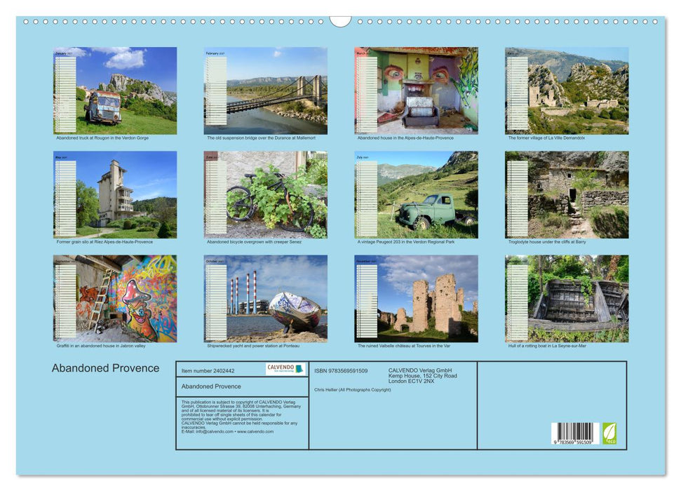 Abandoned Provence (CALVENDO Monthly Calendar 2027)