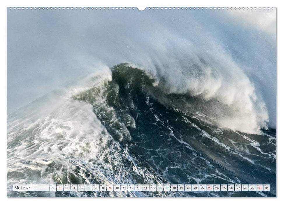 WASSERBERGE - Die Riesenwellen von Nazaré (CALVENDO Premium Wandkalender 2027)