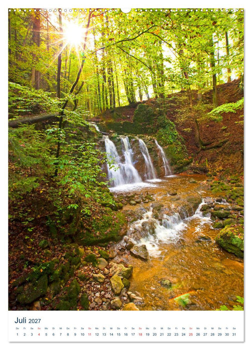 Schöner Wasserfall (CALVENDO Premium Wandkalender 2027)