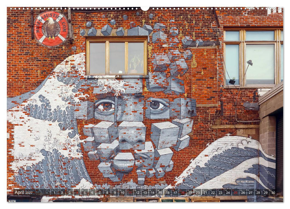 Straßenkunst in New York - Graffiti und Murals (CALVENDO Premium Wandkalender 2027)