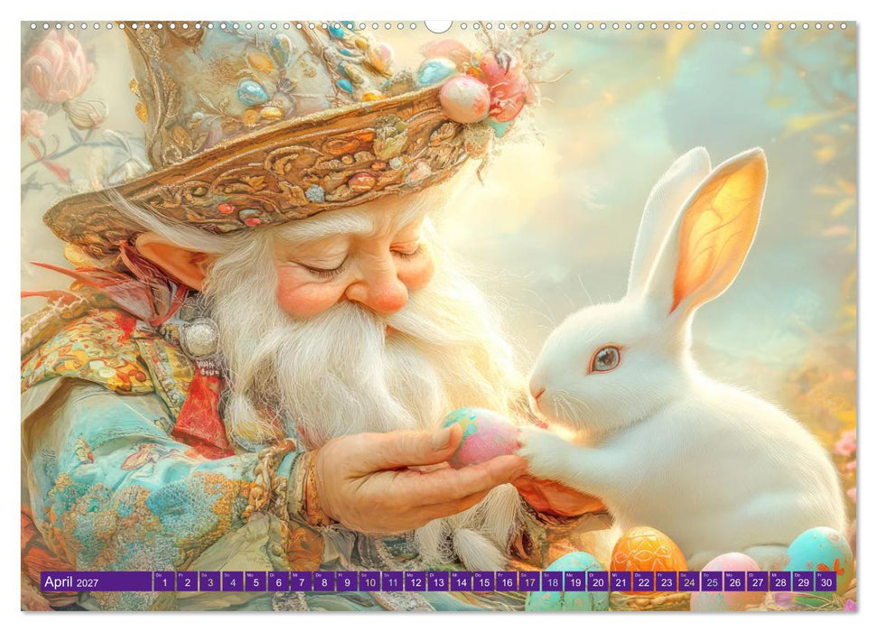 Zauberhafte Zwerge - Charmante mythologisches Wesen (CALVENDO Premium Wandkalender 2027)