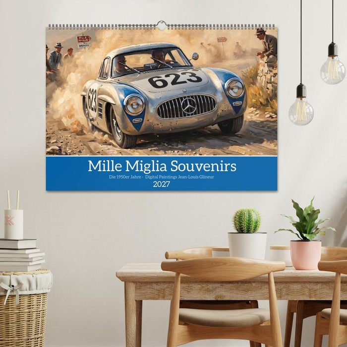 Mille Miglia Souvenirs - die 1950er Jahre (CALVENDO Wandkalender 2027)