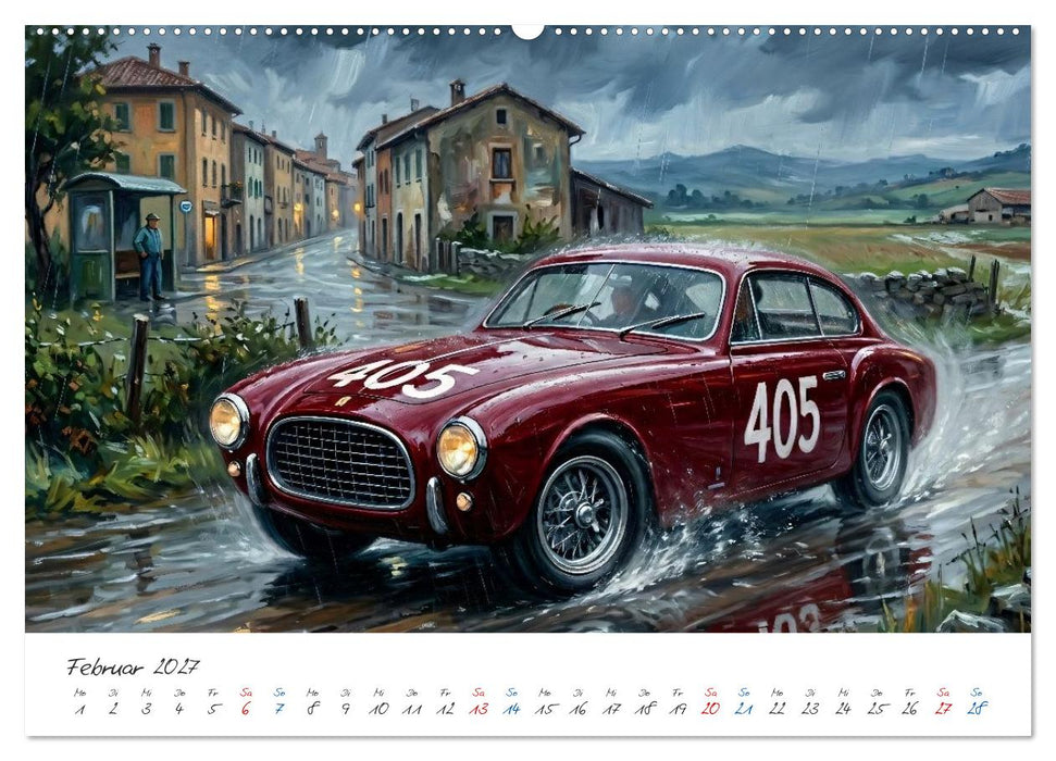Mille Miglia Souvenirs - die 1950er Jahre (CALVENDO Wandkalender 2027)