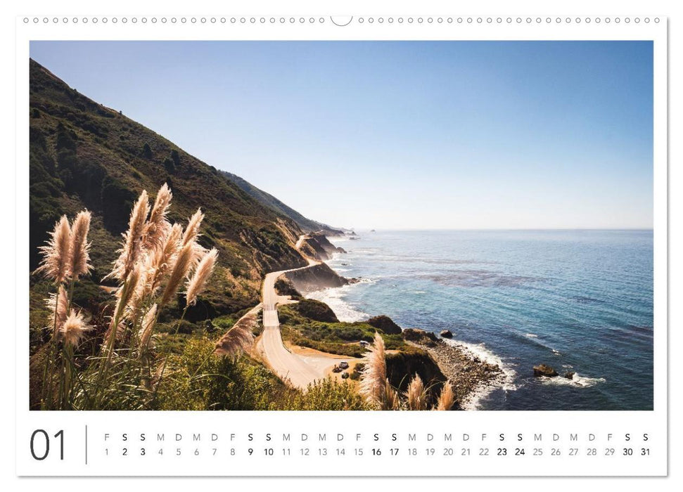 California Highway No. 1 - Die schönste Küstenstraße der USA (CALVENDO Wandkalender 2027)