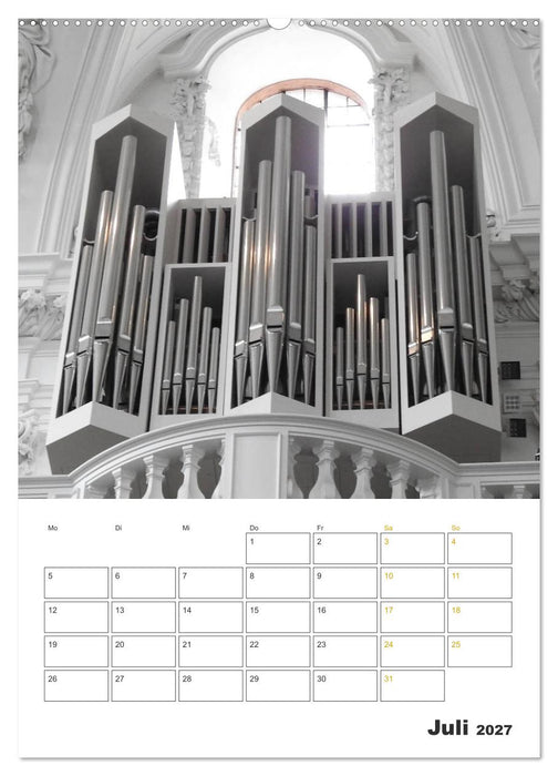 Orgeln zum Verlieben! (CALVENDO Premium Wandkalender 2027)