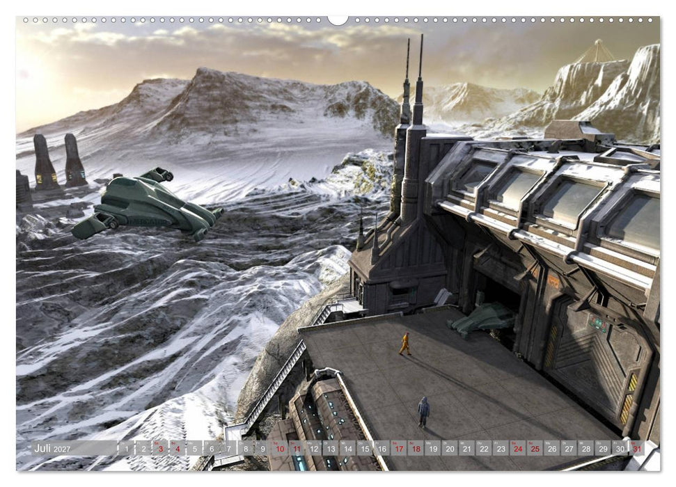 Science Fiction Visionen (CALVENDO Premium Wandkalender 2027)