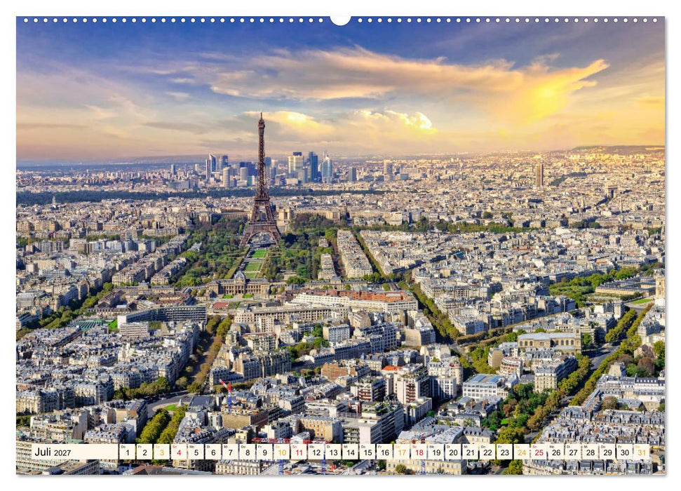 Eiffelturm - Ikone der Architektur (CALVENDO Premium Wandkalender 2027)