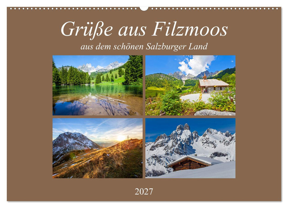 Grüße aus Filzmoos (CALVENDO Wandkalender 2027)