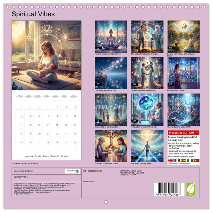 Spiritual Vibes (CALVENDO Monthly Calendar 2027)