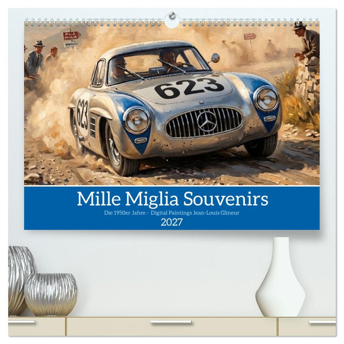 Mille Miglia Souvenirs - die 1950er Jahre (CALVENDO Premium Wandkalender 2027)