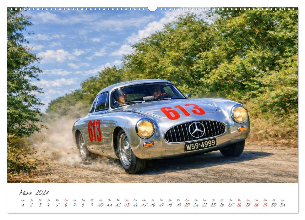 Mille Miglia Souvenirs - die 1950er Jahre (CALVENDO Premium Wandkalender 2027)