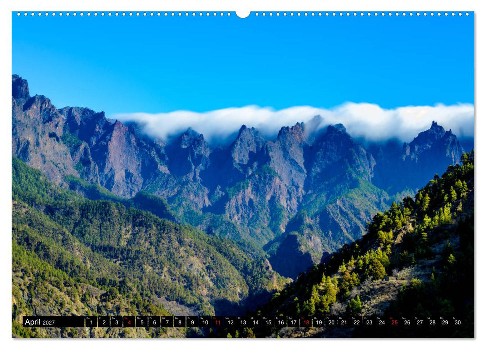 La Palma - Landschaften und Meer (CALVENDO Wandkalender 2027)