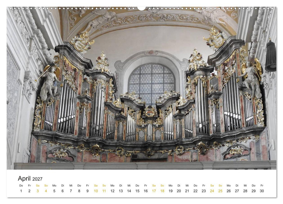 Fantastische Welt der Orgeln (CALVENDO Wandkalender 2027)