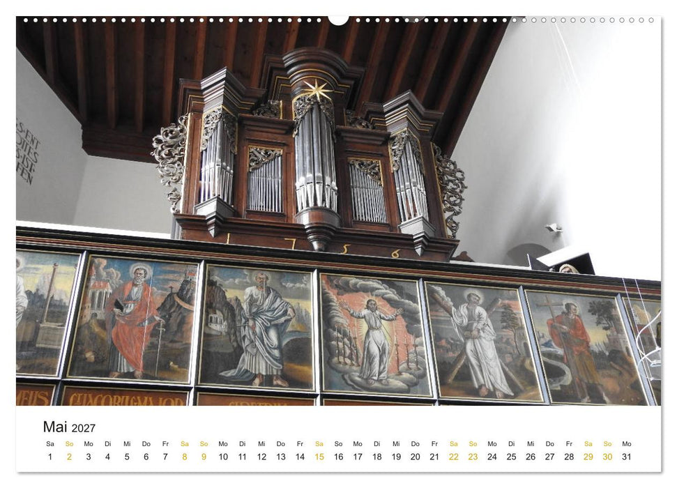 Fantastische Welt der Orgeln (CALVENDO Wandkalender 2027)