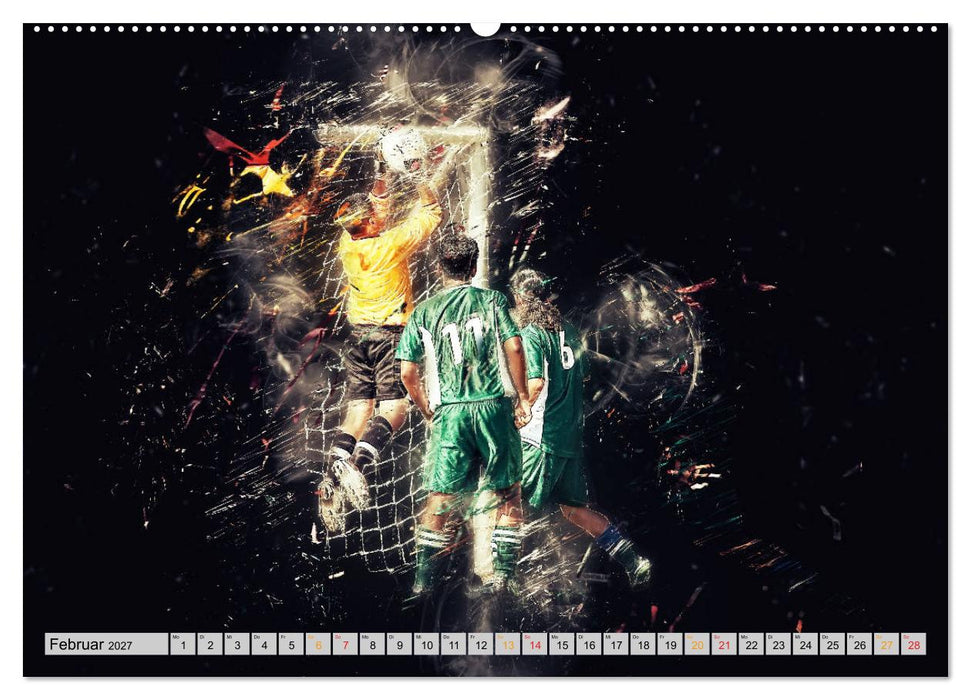 Fußball - extrem (CALVENDO Premium Wandkalender 2027)