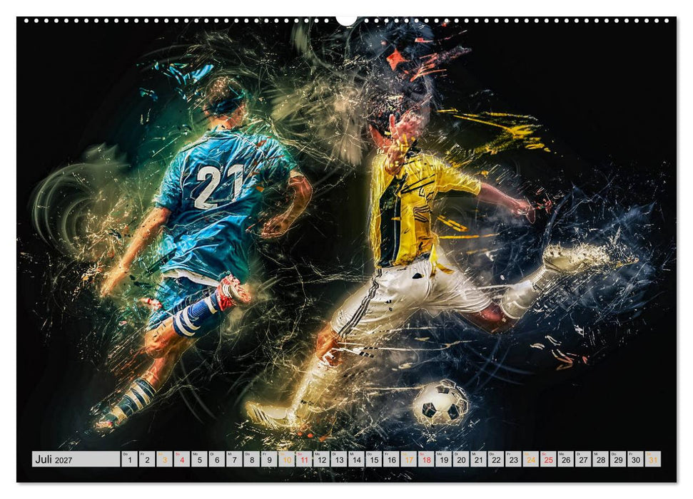 Fußball - extrem (CALVENDO Premium Wandkalender 2027)