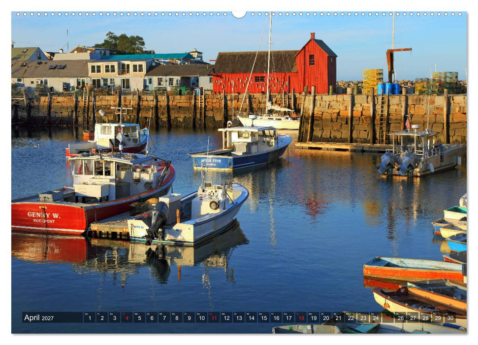 Neuengland - Von Rhode Island bis Maine (CALVENDO Wandkalender 2027)