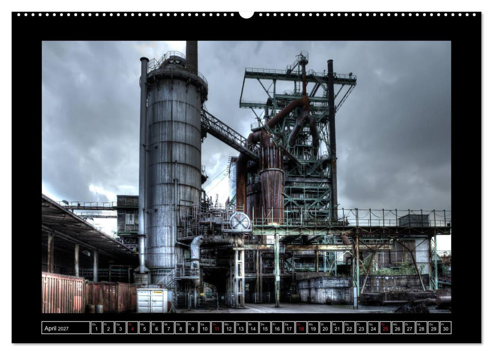 Rost - Quer durch's Ruhrgebiet (CALVENDO Premium Wandkalender 2027)