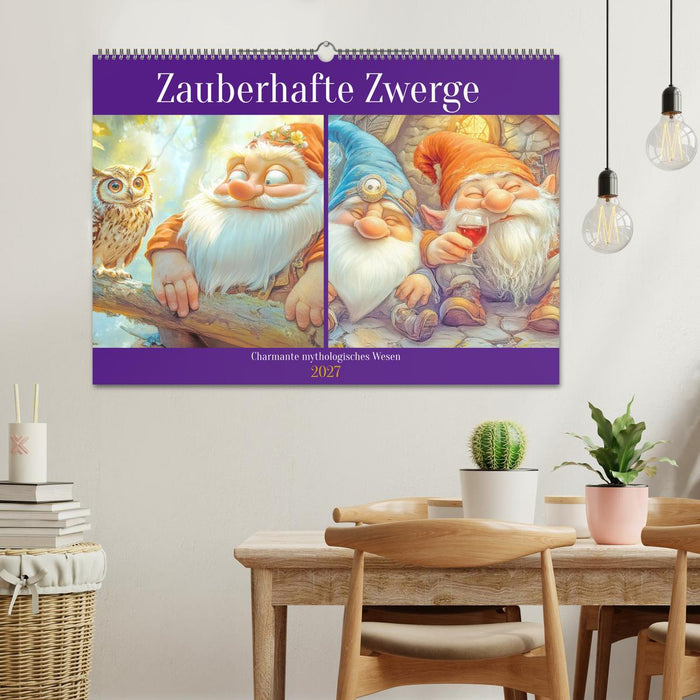 Zauberhafte Zwerge - Charmante mythologisches Wesen (CALVENDO Wandkalender 2027)