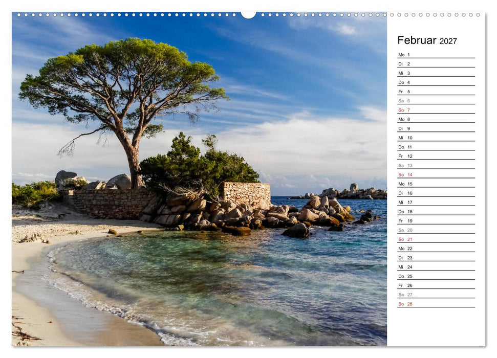 Wildromatisches Korsika (CALVENDO Wandkalender 2027)