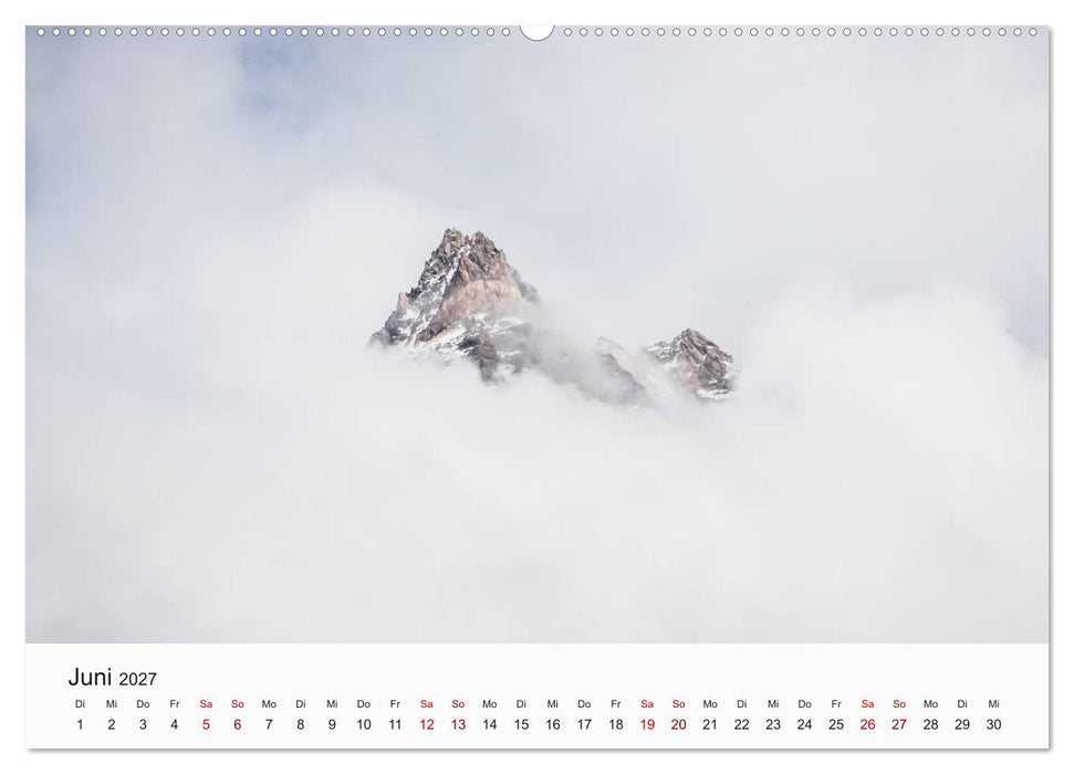Einzigartige Berggipfel (CALVENDO Premium Wandkalender 2027)