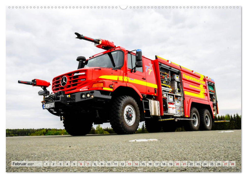 Feuerwehrfahrzeuge (CALVENDO Premium Wandkalender 2027)