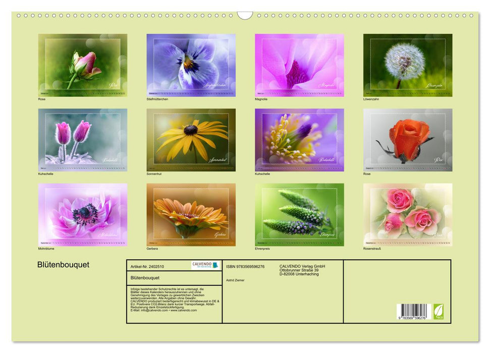 Blütenbouquet (CALVENDO Wandkalender 2027)