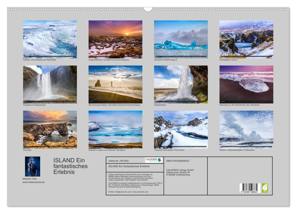 ISLAND Ein fantastisches Erlebnis (CALVENDO Wandkalender 2027)