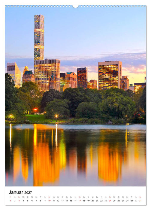New Yorks architektonische Highlights (CALVENDO Premium Wandkalender 2027)