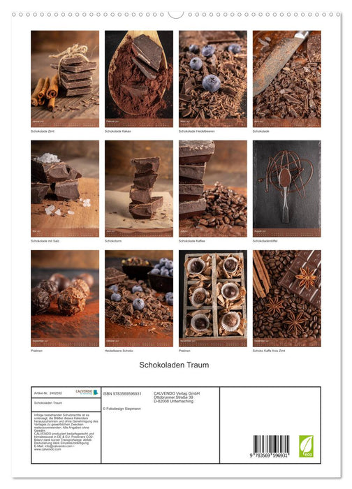 Schokoladen Traum (CALVENDO Premium Wandkalender 2027)