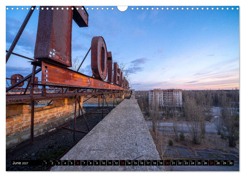 Chernobyl - The exclusion zone (CALVENDO Monthly Calendar 2027)