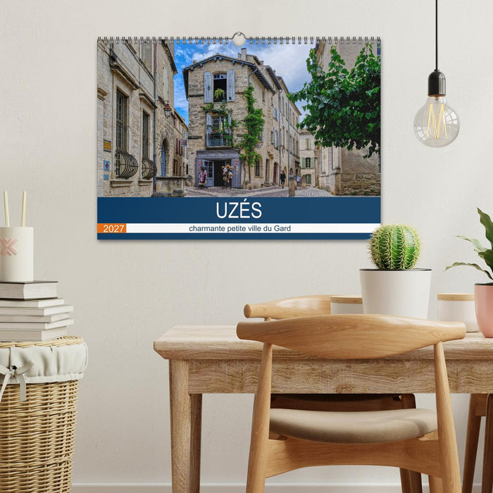 Uzès - charmante petite ville du Gard (CALVENDO Calendrier mensuel 2027)