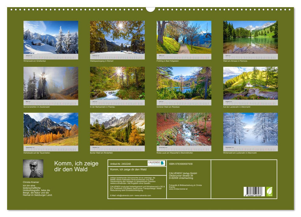 Komm, ich zeige dir den Wald (CALVENDO Wandkalender 2027)