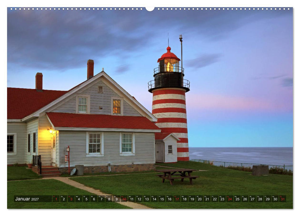 Neuengland - Von Rhode Island bis Maine (CALVENDO Premium Wandkalender 2027)