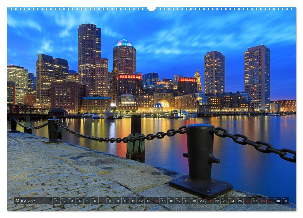 Neuengland - Von Rhode Island bis Maine (CALVENDO Premium Wandkalender 2027)