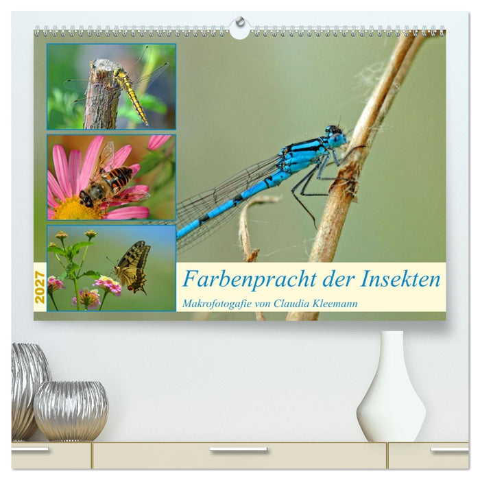 Farbenpracht der Insekten (CALVENDO Premium Wandkalender 2027)