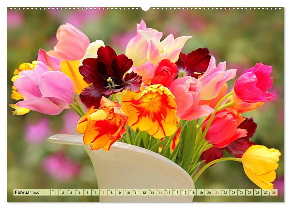 Tulpen. Zauberhafte Blütenpracht (CALVENDO Wandkalender 2027)