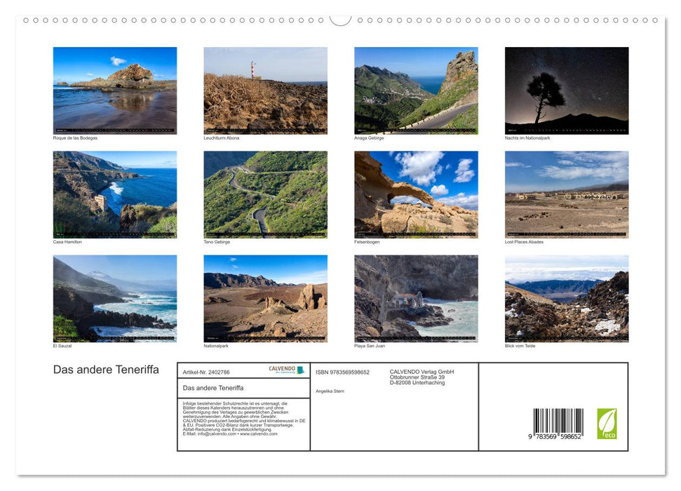 Das andere Teneriffa (CALVENDO Premium Wandkalender 2027)