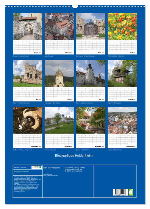 Einzigartiges Heidenheim (CALVENDO Wandkalender 2027)
