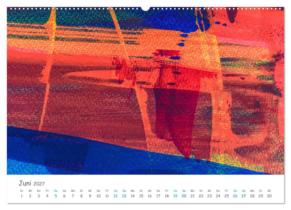 Colorpop - Joyful, abstract. multicolored (CALVENDO Premium Wandkalender 2027)