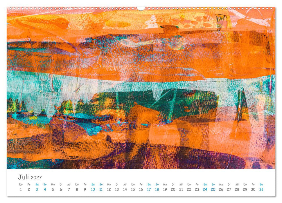 Colorpop - Joyful, abstract. multicolored (CALVENDO Premium Wandkalender 2027)