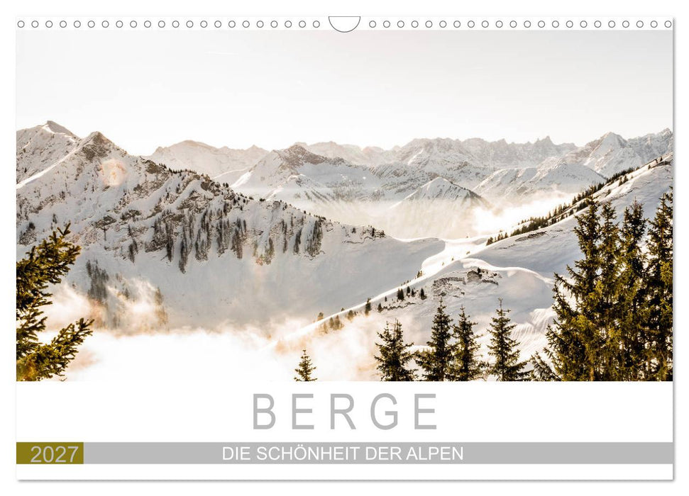 Berge - Die Schönheit der Alpen (CALVENDO Wandkalender 2027)