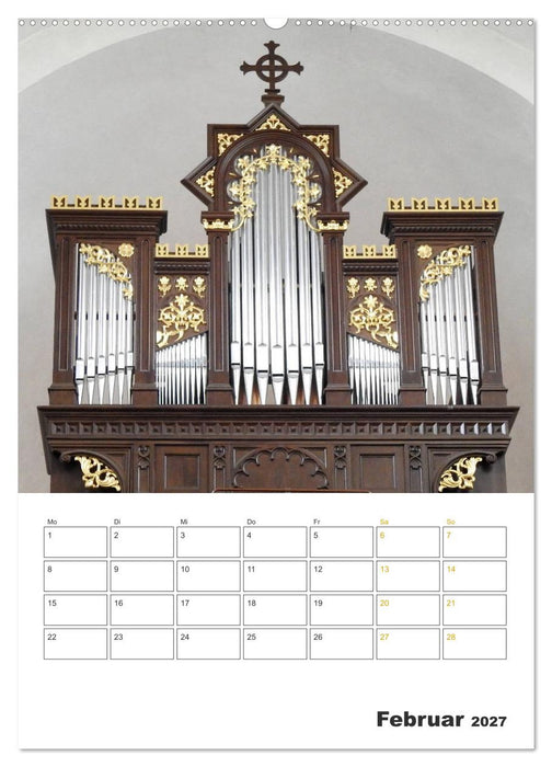 Orgeln zum Verlieben! (CALVENDO Wandkalender 2027)