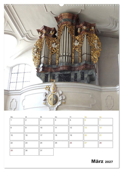 Orgeln zum Verlieben! (CALVENDO Wandkalender 2027)