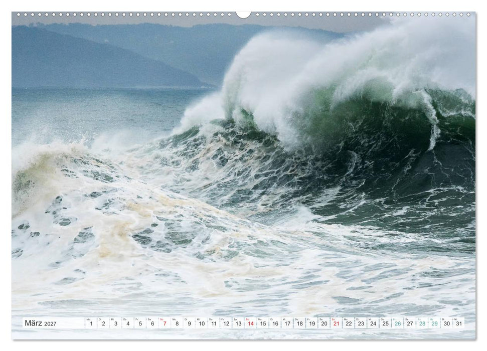 WASSERBERGE - Die Riesenwellen von Nazaré (CALVENDO Wandkalender 2027)