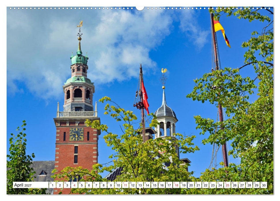Leer - Perle Ostfrieslands (CALVENDO Premium Wandkalender 2027)