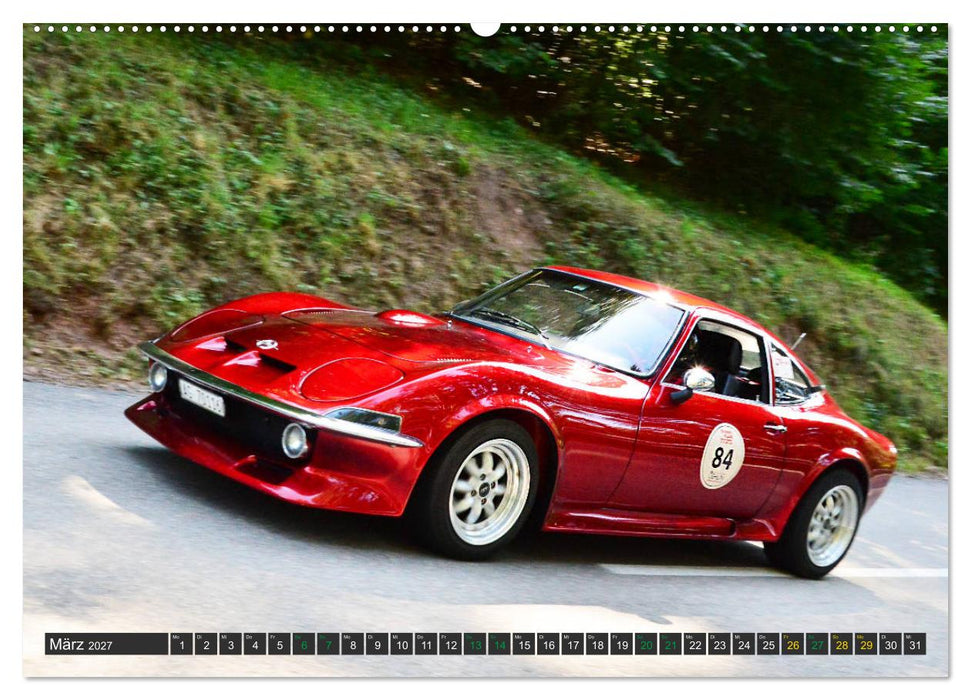 OLDTIMER BERGRENNEN - OPEL AM START (CALVENDO Premium Wandkalender 2027)