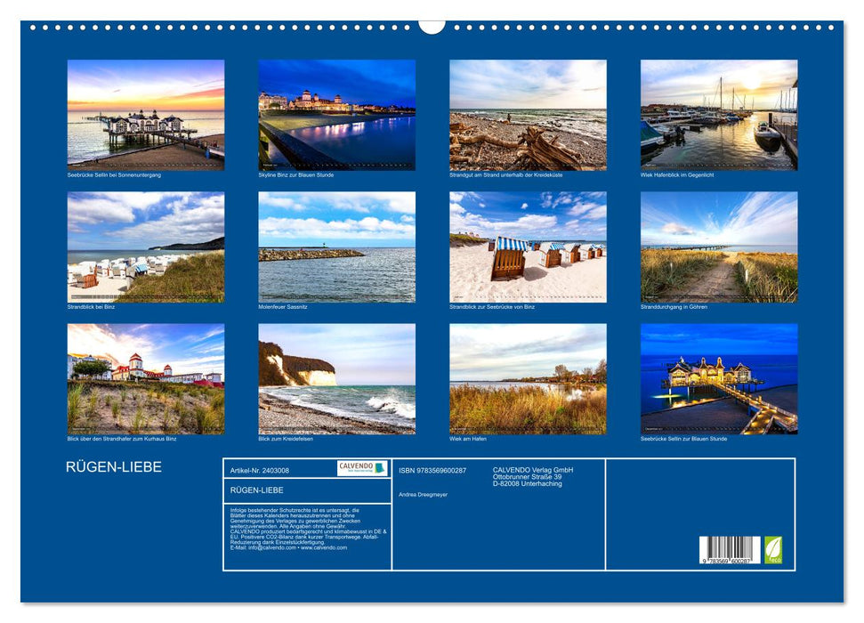 RÜGEN-LIEBE (CALVENDO Wandkalender 2027)